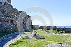 Hammershus castle ruins