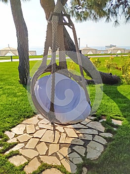 Hammock at abstract resort at Goynuk