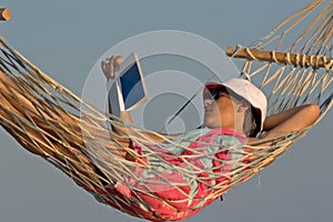 Hammock on the beach