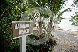 Hammock Beach sign