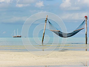 Hammock and boat