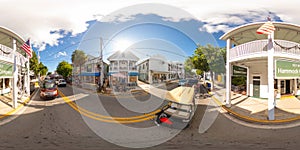 Hammock Company Duval Street Key West 360 equirectangular stock photo