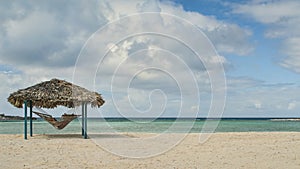 Hammock, Hut, & Beach