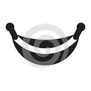 Hammock icon solid style for all your project needs