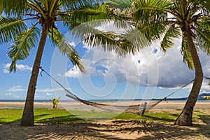 Hammock in Paradise near the Beach in Nadi, Fiji