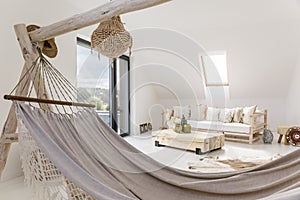 Hammock in the room