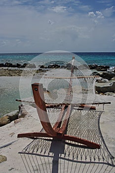 Hammock in sunny paradise