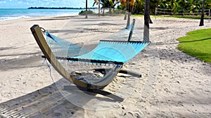 Hammock at the tropical beach