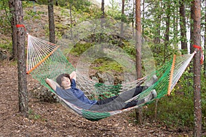 Hammock in the woods