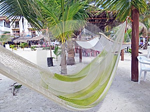 Hammocks on the beach