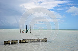 Hammocks at Isla Holbox, Mexico