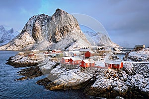 Hamnoy fishing village on Lofoten Islands, Norway