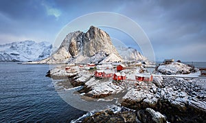 Hamnoy fishing village on Lofoten Islands, Norway