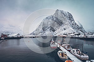 Hamnoy fishing village on Lofoten Islands, Norway