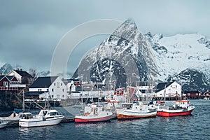 Hamnoy fishing village on Lofoten Islands, Norway