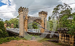 Hampden suspension Bridge in Kangaroo Valley Australia