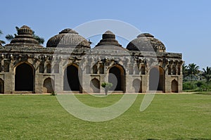 Hampi architecture of different religions together