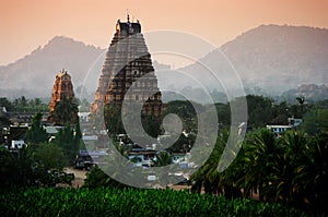 Hampi at sunset