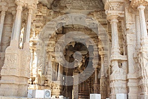 Hampi Vittala Temple cluster pillars of musical pillar mantap