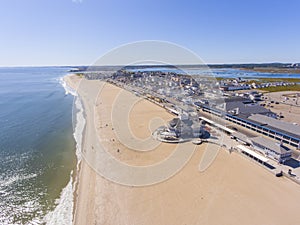 Hampton Beach aerial view, New Hampshire, USA