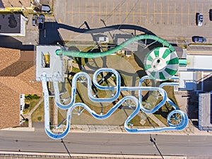 Hampton Beach aerial view, New Hampshire, USA