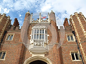 Hampton Court Palace Entrance, London UK 