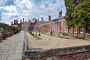Hampton Court palace and gardens, London, UK