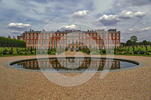 Hampton Court Palace - The Georgian Rear bit View!