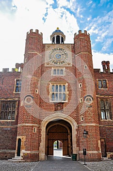 Hampton Court Palace in Richmond, London, UK