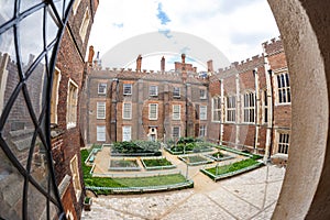 Hampton Court in summer day