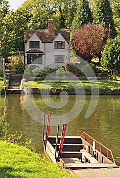 Hampton river ferry, Avon, Evesham