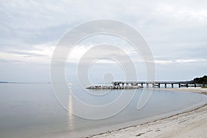 Hampton Virginia Waterfront Pier and Beach