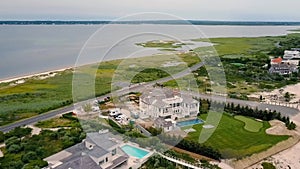 The Hamptons, Meadow Lane, New York State, Aerial Flying, Long Island, Southampton