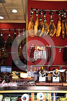 Delicatessen shop, Ronda, Spain.