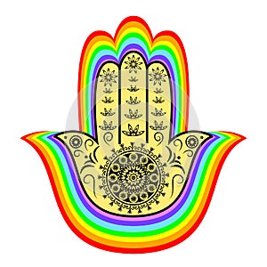 Hamsa or hand of Fatima
