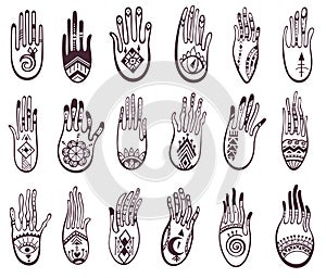 Hamsa hands collection