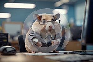 Hamster CEO: A Cinematic Unreal Engine Corporate Office Experience in 32K Super-Resolution with ProPhoto RGB and VR Effects