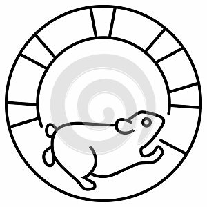 Hamster Wheel Pet Run Running Race Turn Squirrel