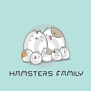 Hamsters family