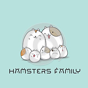 Hamsters family photo