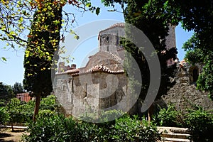 Hamza Bey Mosque in the historic city of Rhodes, Greece