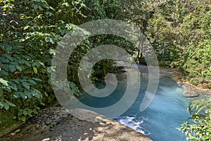 Hanabanilla river in Topes de Collantes natural national park, Cuba