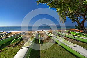 Hanakao'o Beach Park or Canoe Beach, west coast of Maui, Hawaii