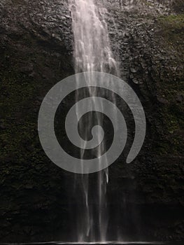 Hanakapiai Falls on Na Pali Coast on Kauai Island, Hawaii.