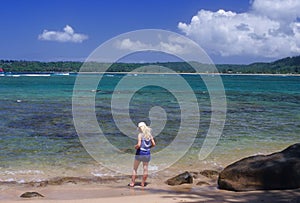 Hanalei Bay shoreline