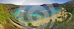 Hanauma Bay Hawaii Panoramic