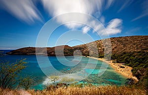 Hanauma Bay Nature Preserve in Oahu Hawaii