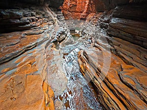 Hancock Gorge in Karijini National Park Western Australia