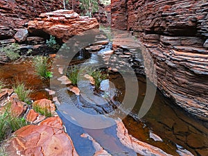 Hancock Gorge in Karijini National Park Western Australia