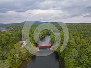 Hancock Greenfield Covered Bridge, Greenfield, NH, USA